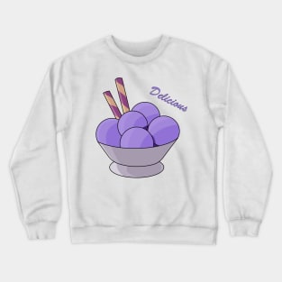 Delicious Blueberry Icecream Crewneck Sweatshirt